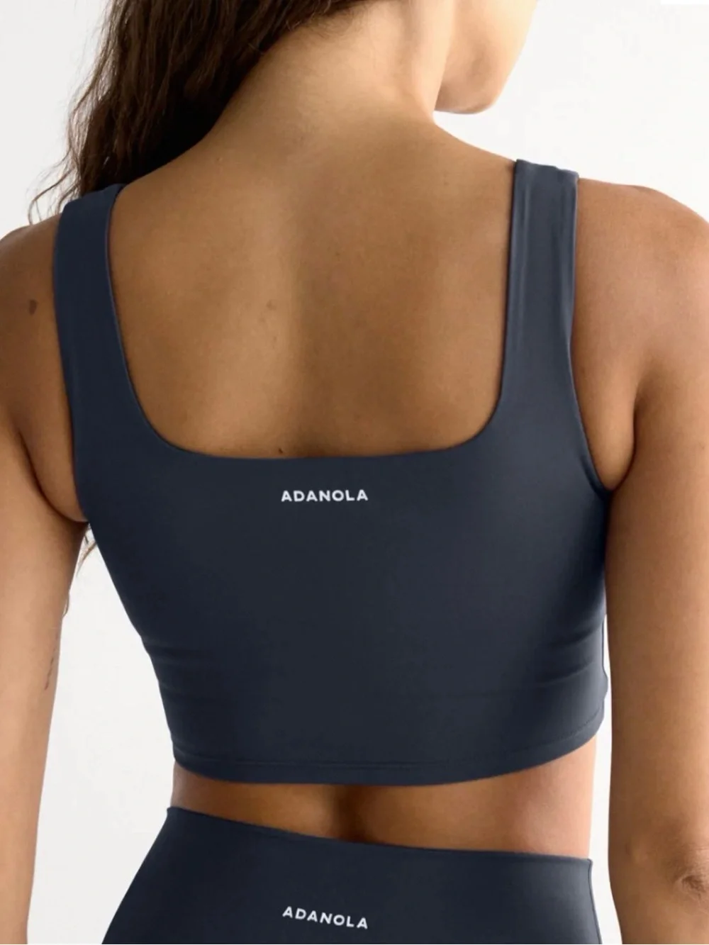 Adanola Square-Neck Sports Bralette - navy blue - Picture 2 of 5